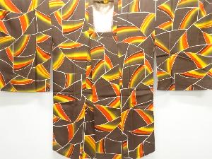 未使用品　抽象模様道行コート